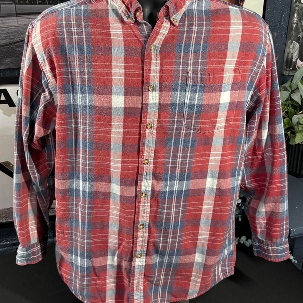 The Original Arizona Jean Company Plaid Flannel Button Up - Youth XL